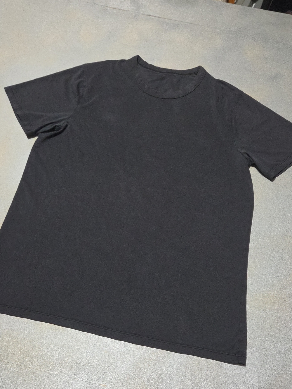 lululemon athletica Black Short Sleeve Crew Tee